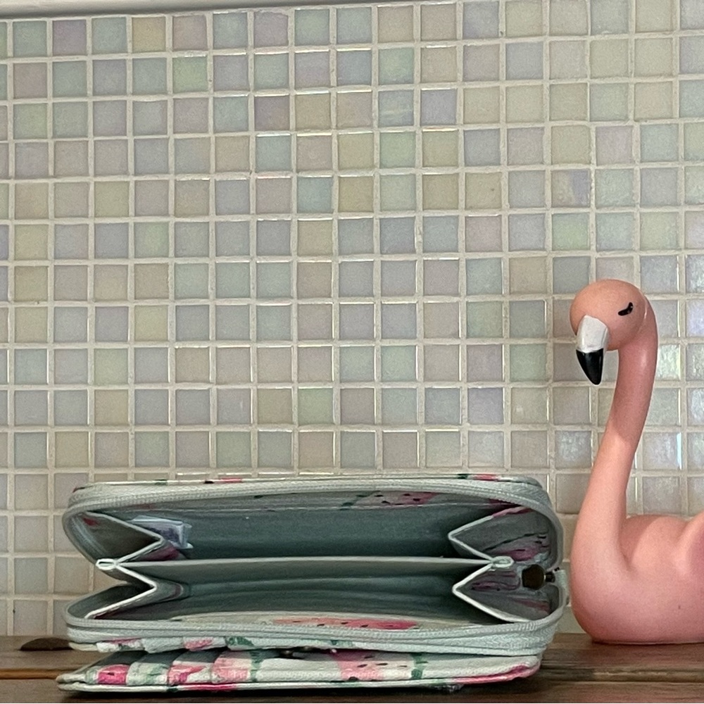 Cath Kidston "Watermelon" Small Bifold Wallet Snap Closure - Picture 3 of 5